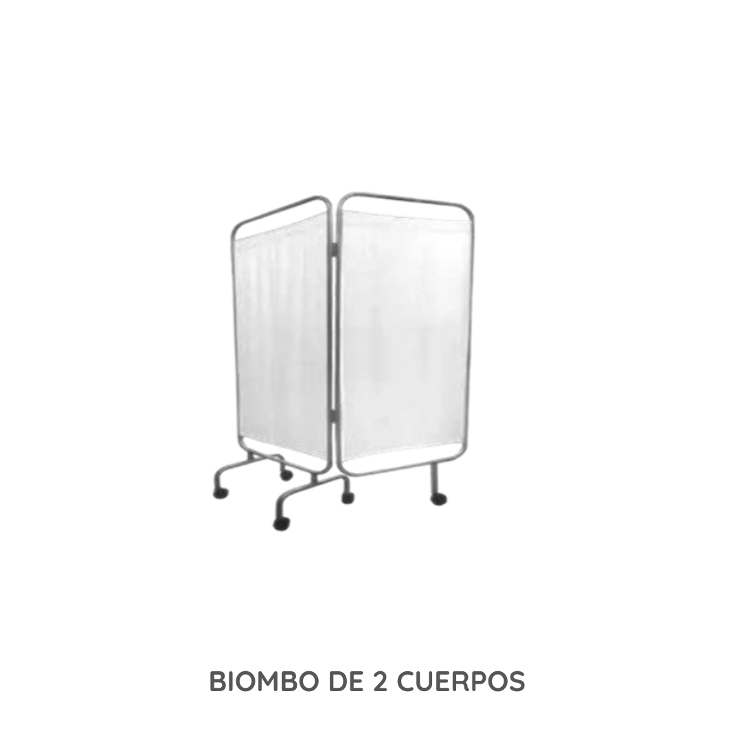 Biombo Clínico  2 Cuerpos